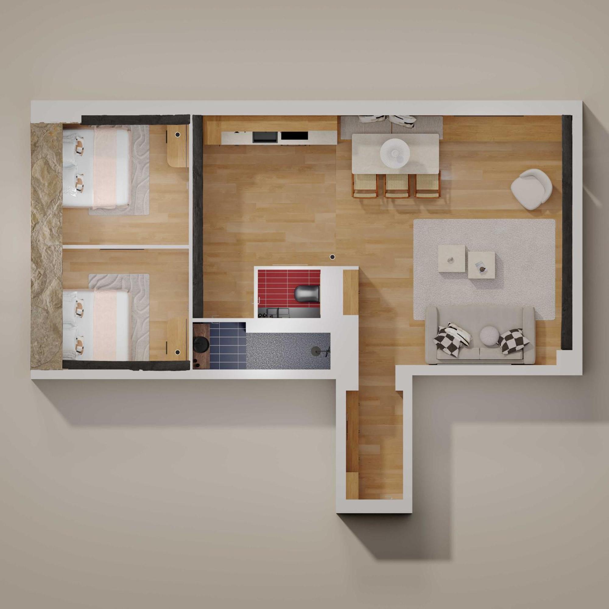 Refurbished - 2br-6p - Chatelet Appartement *